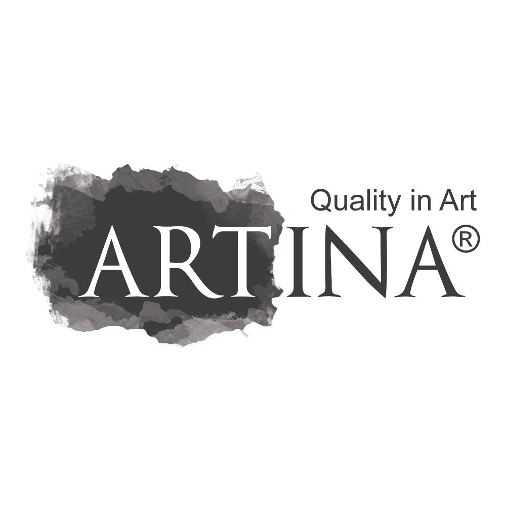 Artina Atelierstaffelei Siena Staffelei - Massive Holzstaffelei aus geöltem Buchenholz für Leinwände bis 125 cm - klappbare & höhenverstellbare Malerstaffelei Leinwand Staffelei