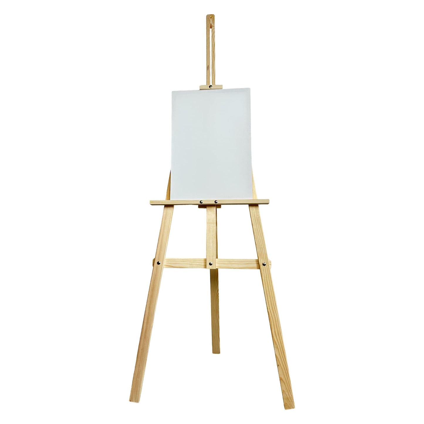 XXL Staffelei Groß 170 cm aus Kiefernholz für Leinwand bis 100 cm. Geeignet für Kinder und Erwachsene. Verstellbare Holzstaffelei für Hochzeit, Events, Kunstmalerei, Ausstellung, Außenwerbung