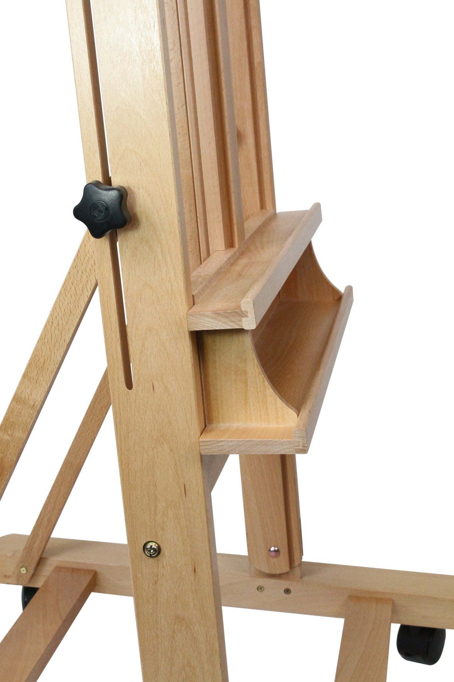 Paintersisters® Atelier Staffelei Lima - für Keilrahmen bis 220 cm, Studio-Staffelei aus massivem Buchenholz FSC®, Holzstaffelei