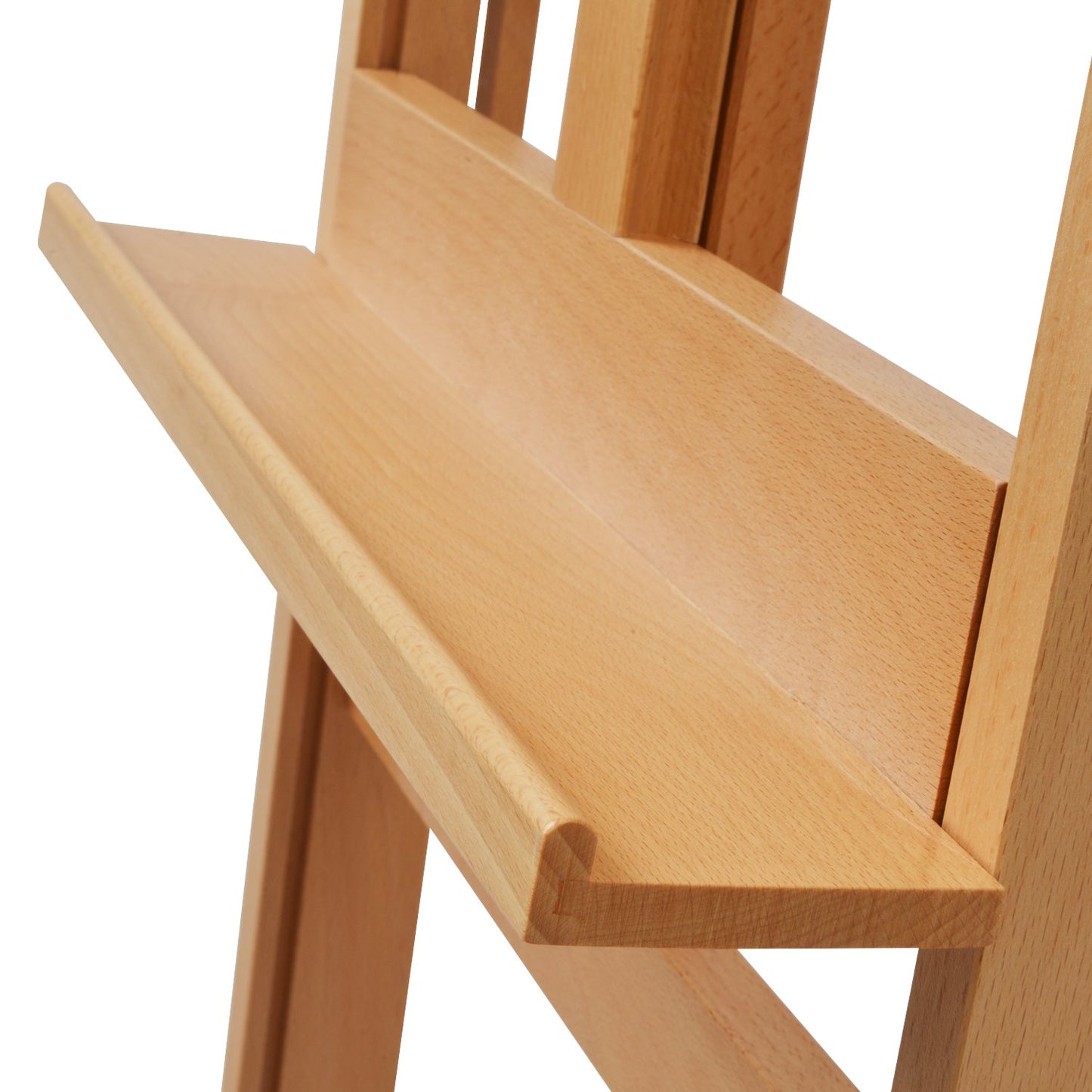 Artina Atelierstaffelei Siena Staffelei - Massive Holzstaffelei aus geöltem Buchenholz für Leinwände bis 125 cm - klappbare & höhenverstellbare Malerstaffelei Leinwand Staffelei